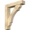 Ekena Millwork Olympic Block Rough Sawn Bracket w/ Offset Brace, Douglas Fir, 6"W x 28"D x 32"H BKT0604X28X32OLY05RDF - alternate 1